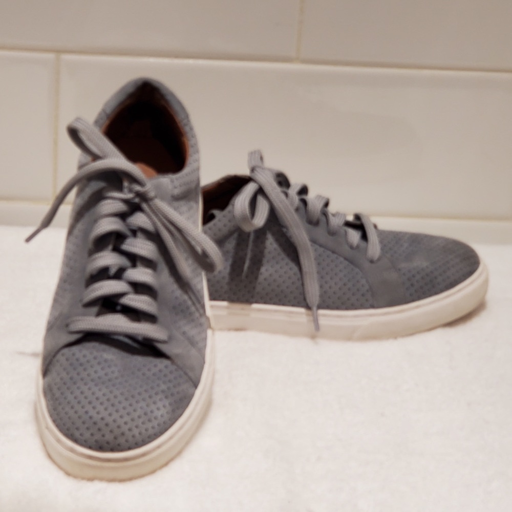 CASLON Grey Suede Lace-up Sneakers